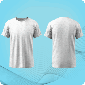 Round Neck T Shirt Cotton