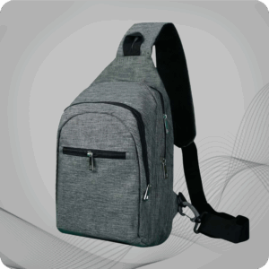 Triangular Sling Crossbody Bags with Headphone Hole