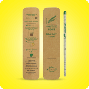 Ghaf Seed Plantable Pencil in Single Pack Eco-Sleeve