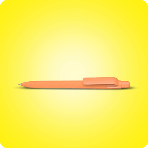 Maxema Kind rPET Pens, Matte Solid Color, Push Button Clip, Blue Ink