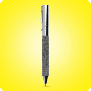 RPET Metal Ball Pens, Twist Action Mechanism, Blue Ink