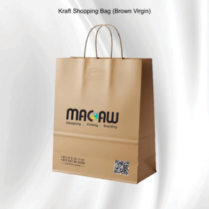 Kraft Shopping Bag Brown Virgin