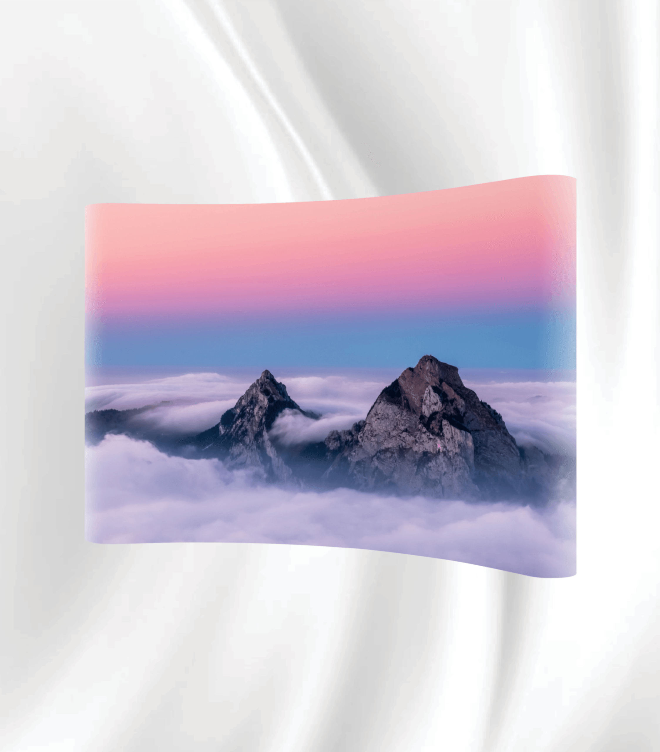 VINYL POP UP STAND CURVE